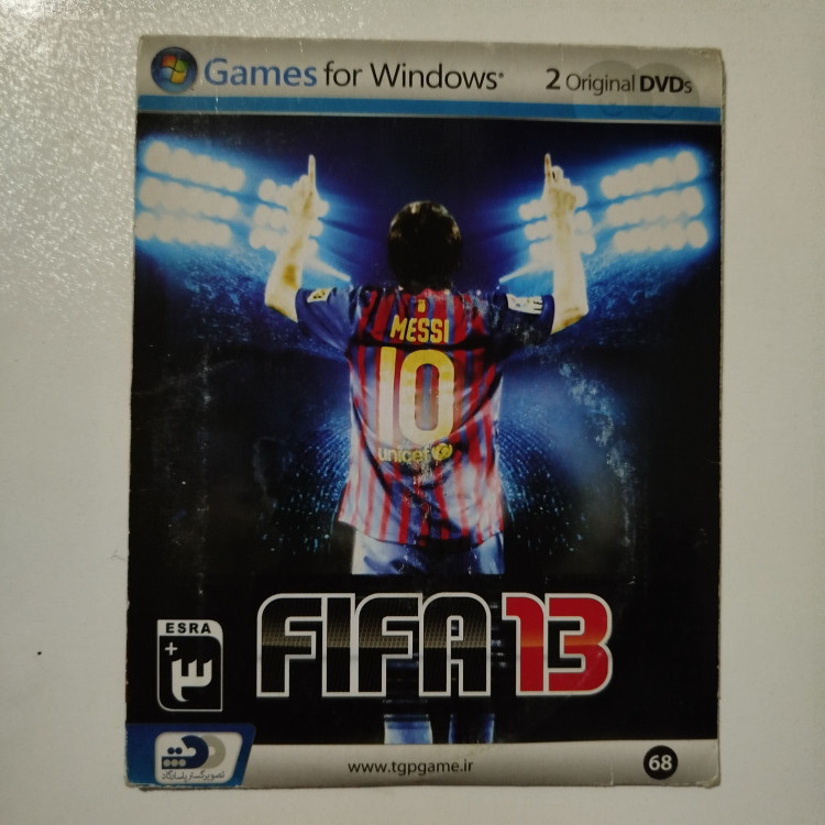 pc بازی کامپیوتر FIFA 13 COVER MESSI